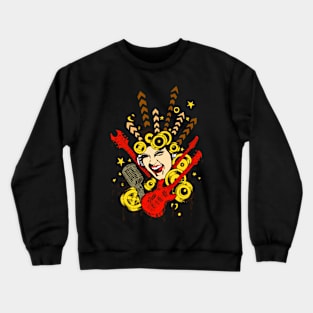 Metal Girl Solid Crewneck Sweatshirt